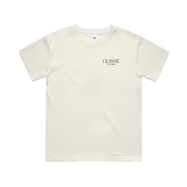 Kids | 2-6 | Gosse the Label Tee | Ecru Thumbnail