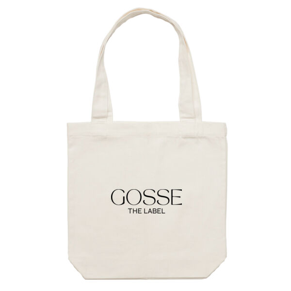 Gosse the Label Tote | Cream Thumbnail
