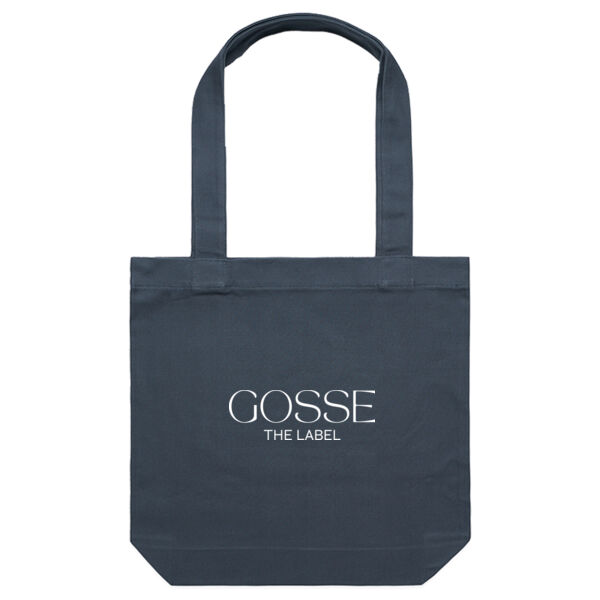 Gosse the Label Tote | Petrol Thumbnail