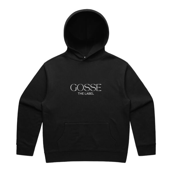 Unisex Adult Gosse the Label Hoodie | Black Thumbnail